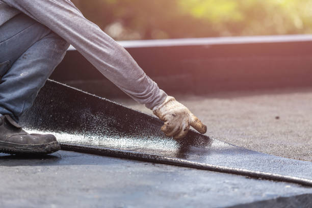 Professional Interior Drainage System technician working in Bloomingdale, MI